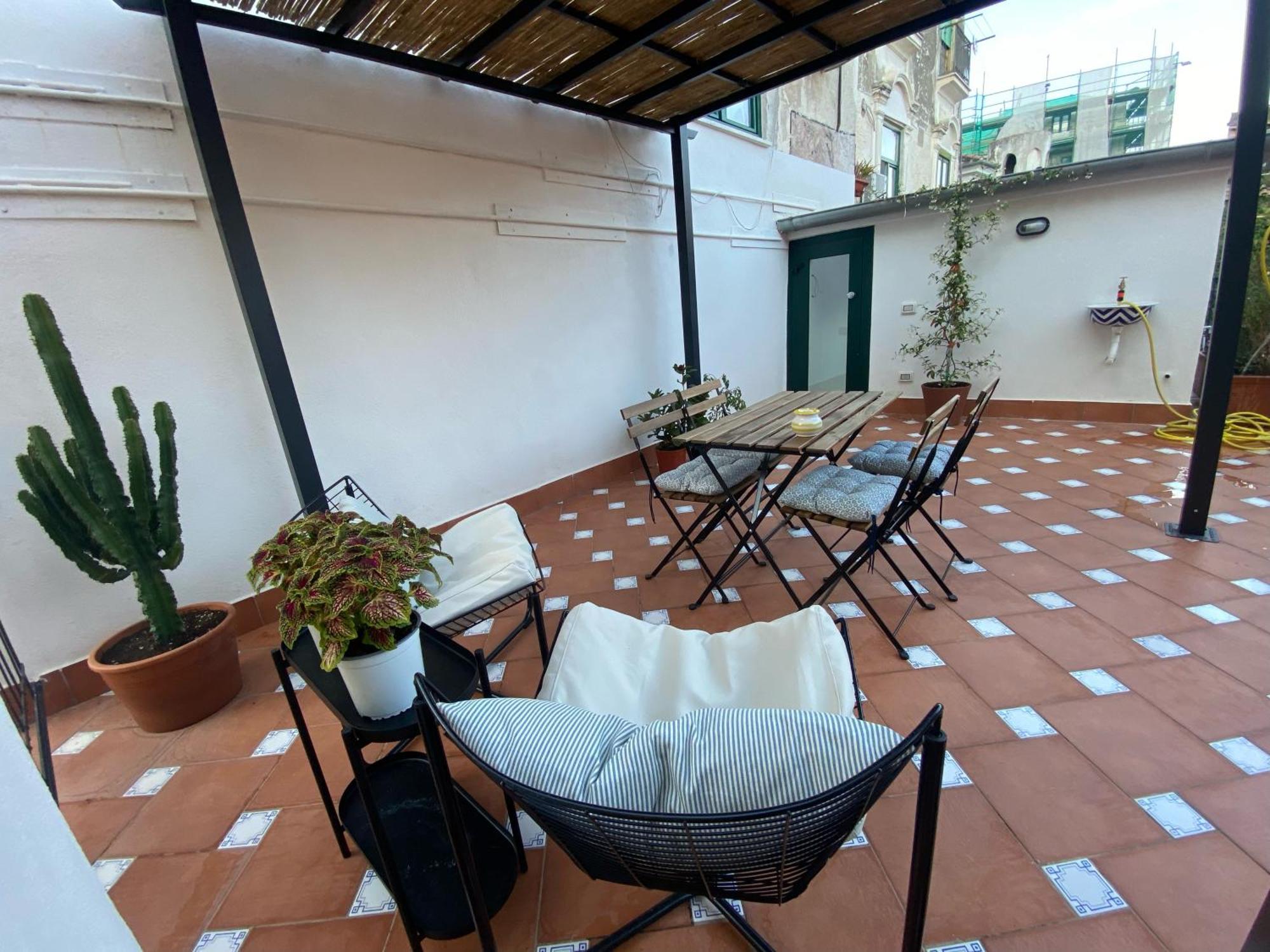 לינה וארוחת בוקר סלרנו La Casa Di Temalo מראה חיצוני תמונה